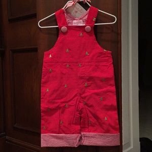 🆕 Mud Pie Christmas Tree Coveralls 🎄🎅🏼